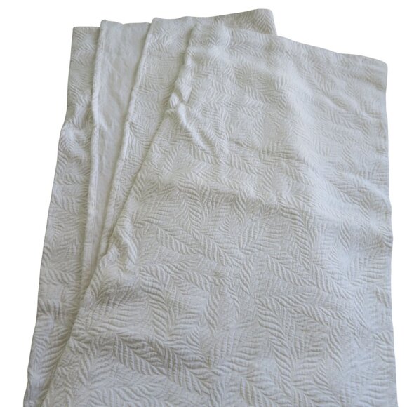 Bee & Willow Home Textured White Shower Curtain 72" x72" Cotton New Open Package - Picture 6 of 10